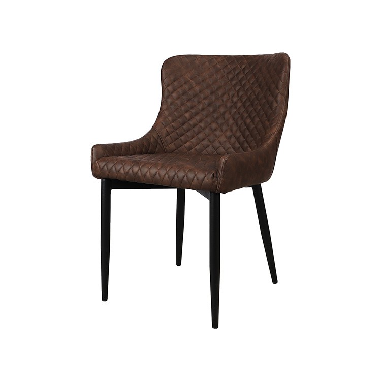 brown padded pu dining chairs1 brown padded pu dining chairs1