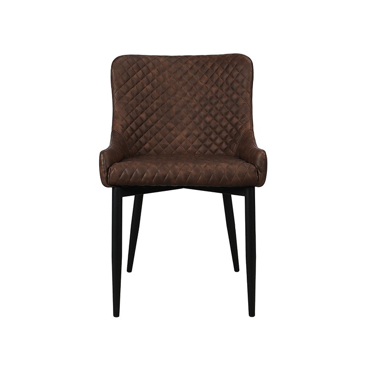 brown padded pu dining chairs2 brown padded pu dining chairs2